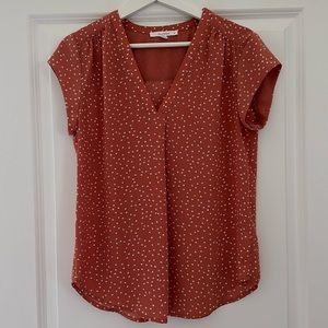 Coral Dress Blouse